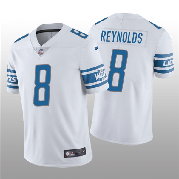 Men's Detroit Lions #8 Josh Reynolds White Vapor Untouchable Limited Stitched Jersey - Click Image to Close